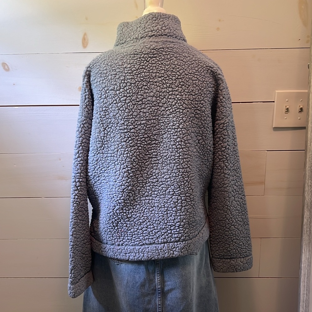 Love tree blue cropped fleece - Picture 5 of 5